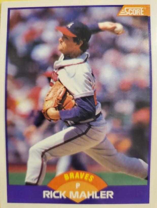 Rick Mahler #229 Baseball Cards 1989 Score
