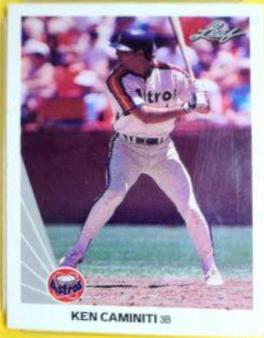 Ken Caminiti #253 Baseball Cards 1990 Leaf