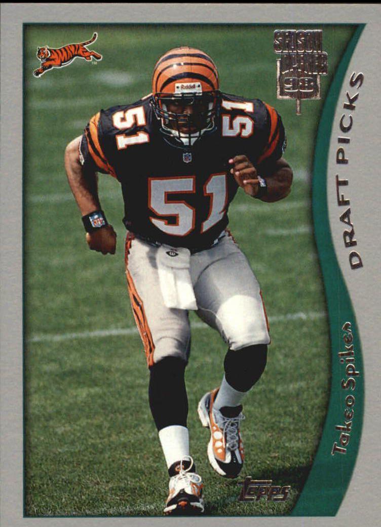 Takeo Spikes #21 Football Cards 1998 Topps Season Opener