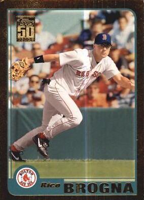 Rico Brogna #34 Baseball Cards 2001 Topps Gold