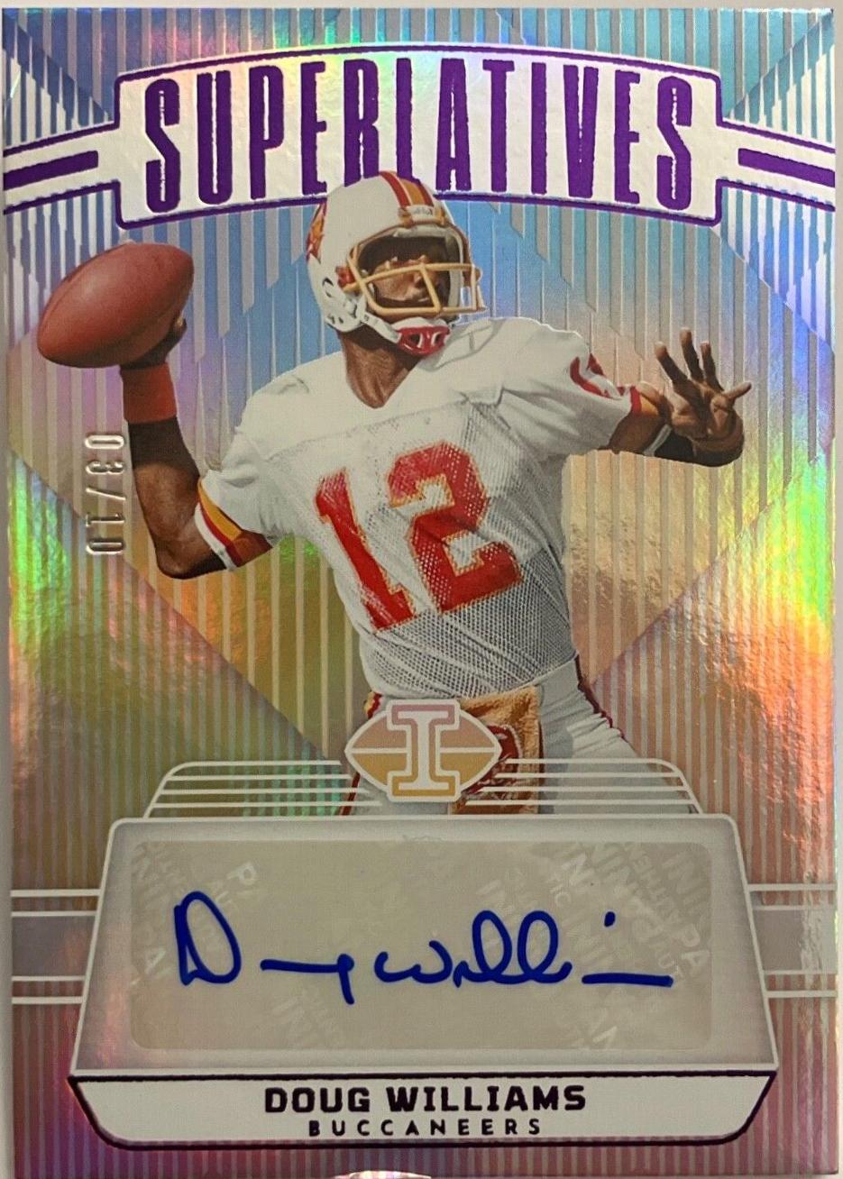 Doug Williams [Gold] #S-DWS Prices | 2023 Panini Illusions Superlatives ...