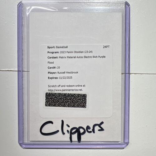 Russell Westbrook [Purple Flood Electric Etch] #20