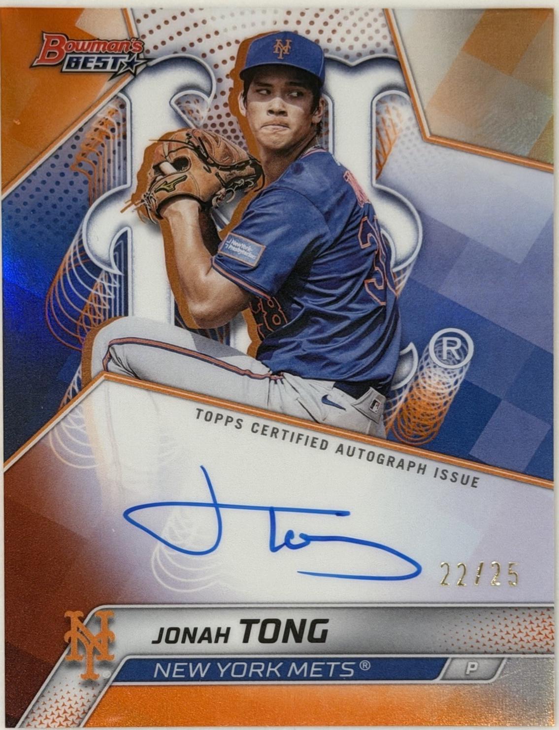 Jonah Tong [Orange Refractor] #B25-JTO