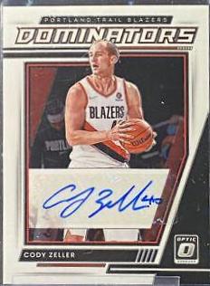 Cody Zeller #DS-CZL Basketball Cards 2021 Panini Donruss Optic Dominators Signatures
