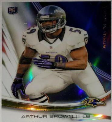 Arthur Brown #105 Football Cards 2013 Topps Platinum
