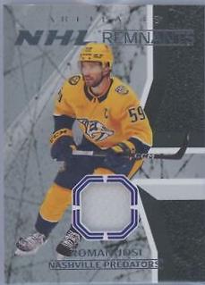 Roman Josi #NR-17 Hockey Cards 2024 Upper Deck Artifacts NHL Remnants