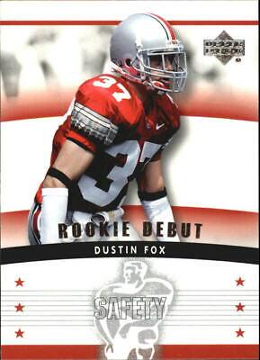 Dustin Fox #171 2005 Upper Deck Rookie Debut Football