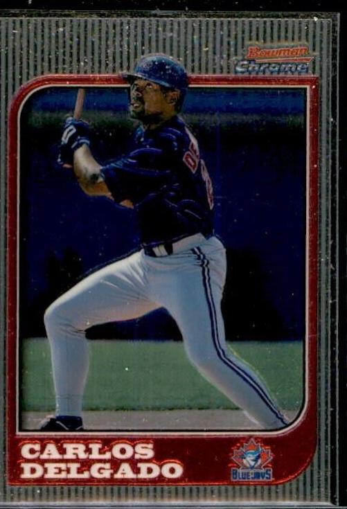Carlos Delgado #19 Baseball Cards 1997 Bowman Chrome