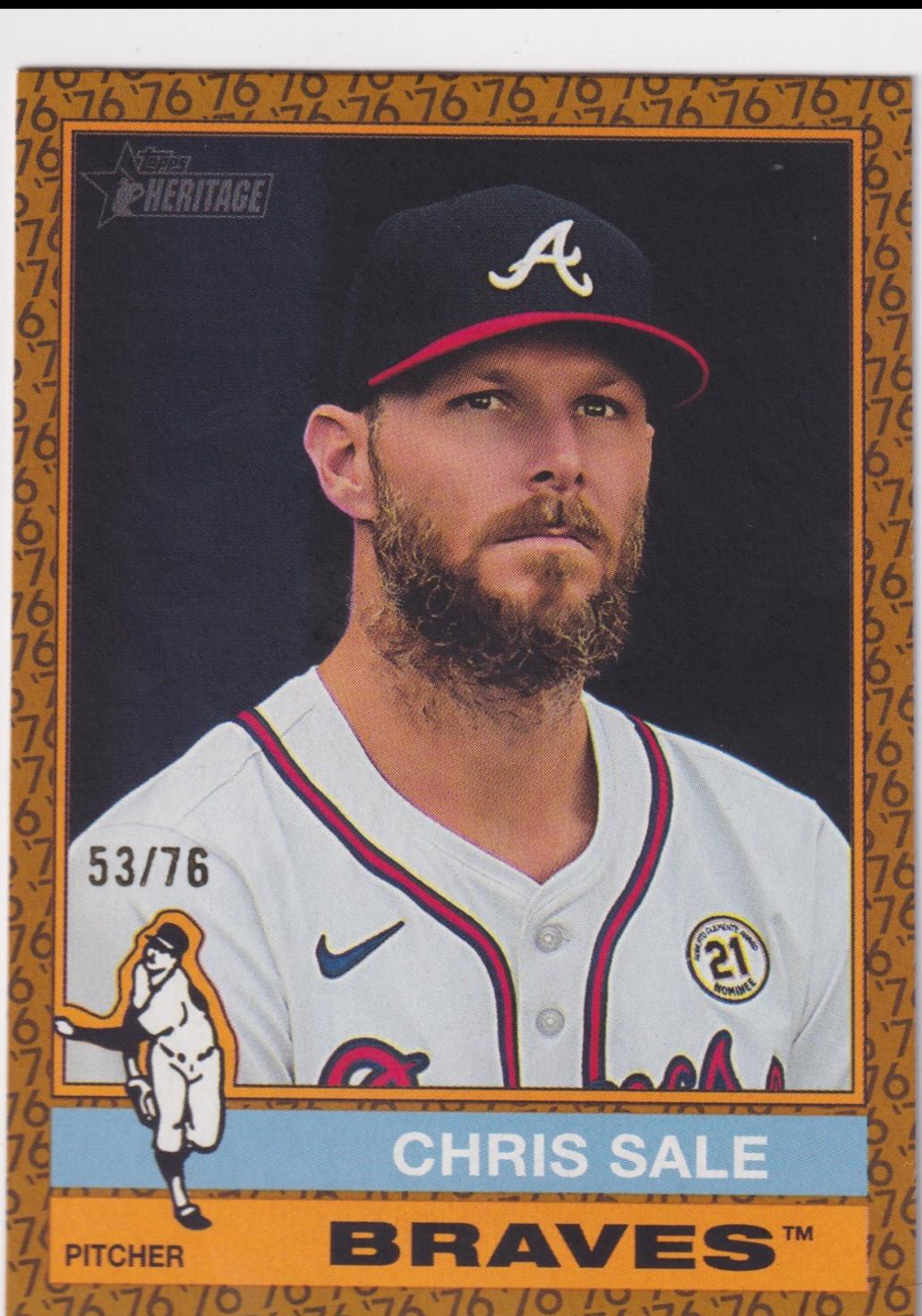 Chris Sale [Color of the Year] #257 Prices | 2025 Topps Heritage ...
