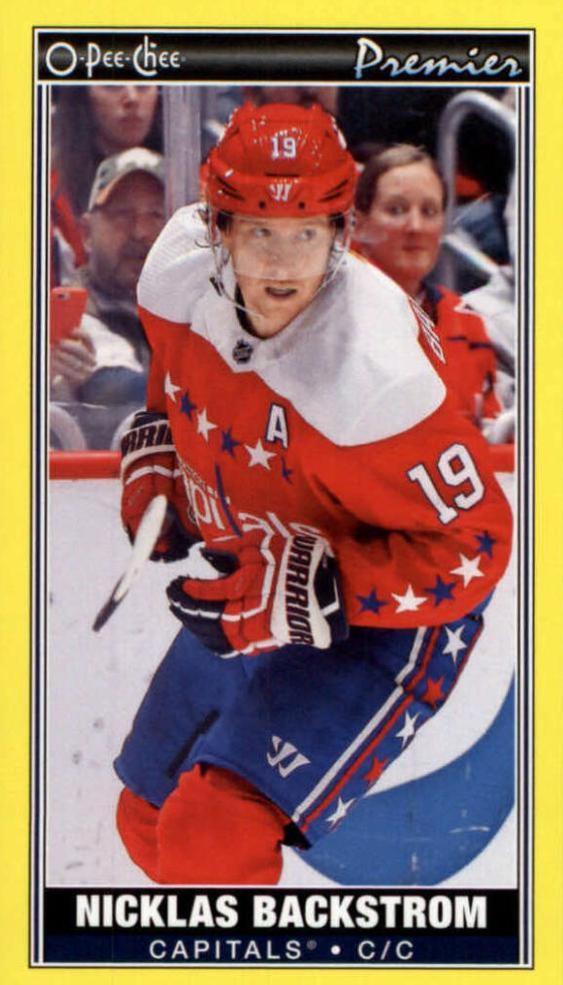 Nicklas Backstrom #P-5 2020-21 O-Pee-Chee Hockey O-Pee-Chee Premier Tallboys