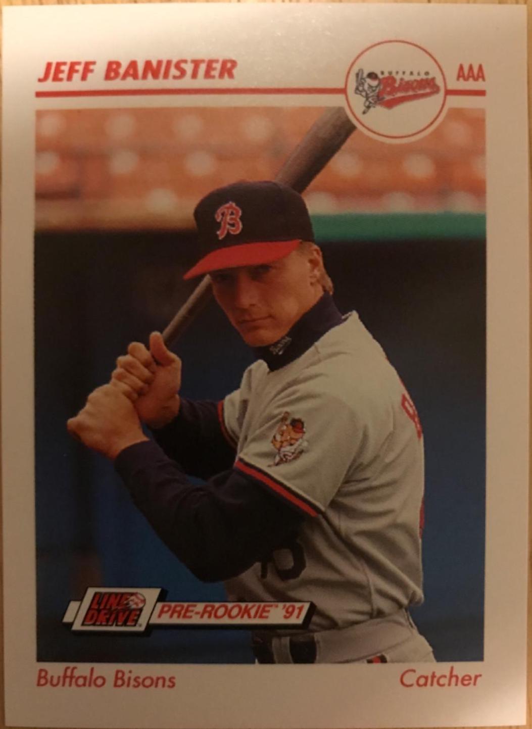 Jeff Banister #26 Baseball Cards 1991 Impel Line Drive