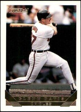 Glenn Davis #485 1993 Topps Gold Baseball