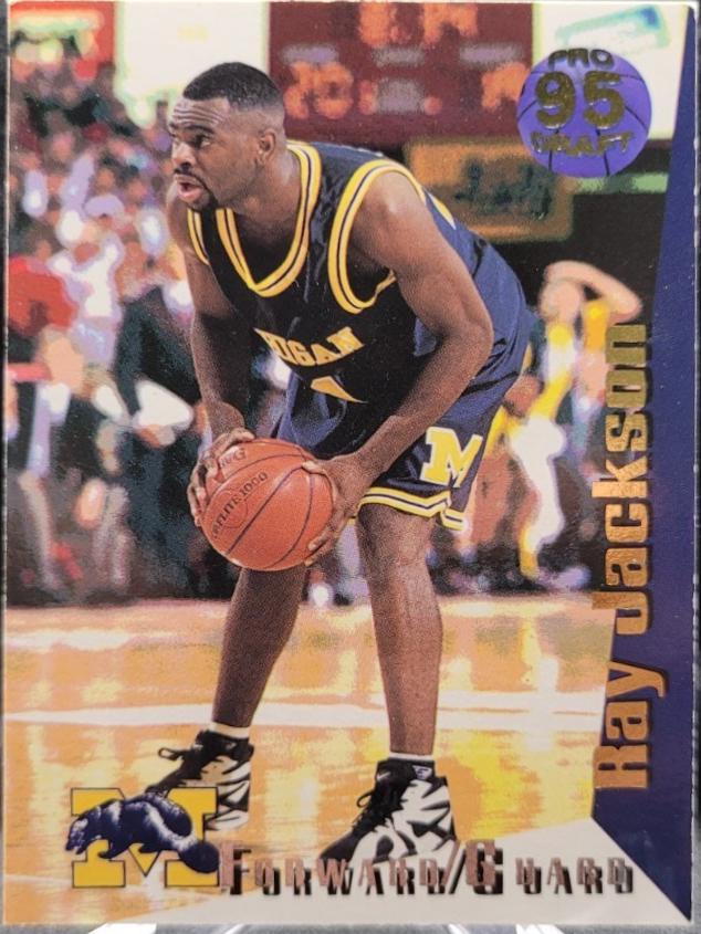 Ray Jackson #76 1995 Collect A Card Basketball
