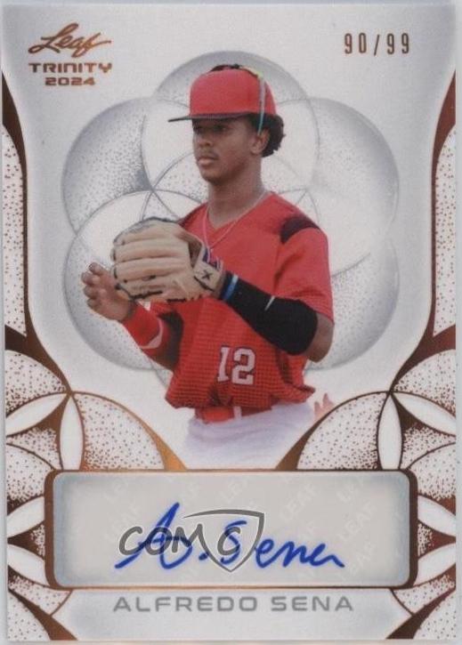 Alfredo Sena #BA-AS1 2024 Leaf Trinity Autograph Baseball
