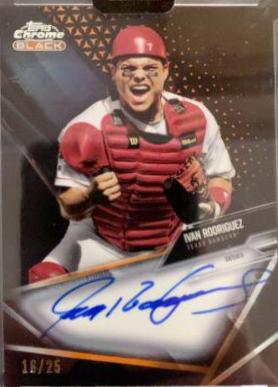 Ivan Rodriguez [Orange Refractor] #CBA-IR