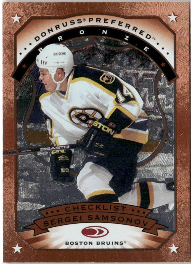 Sergei Samsonov #195 1997 Donruss Preferred Hockey