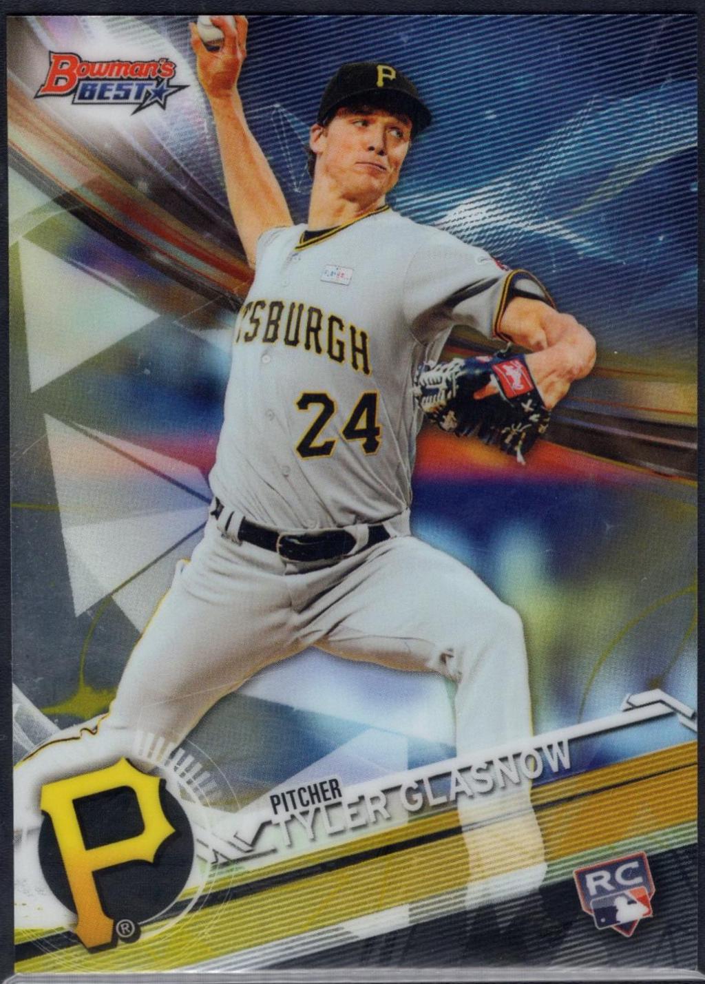 Tyler Glasnow #3 Baseball Cards 2017 Bowman's Best