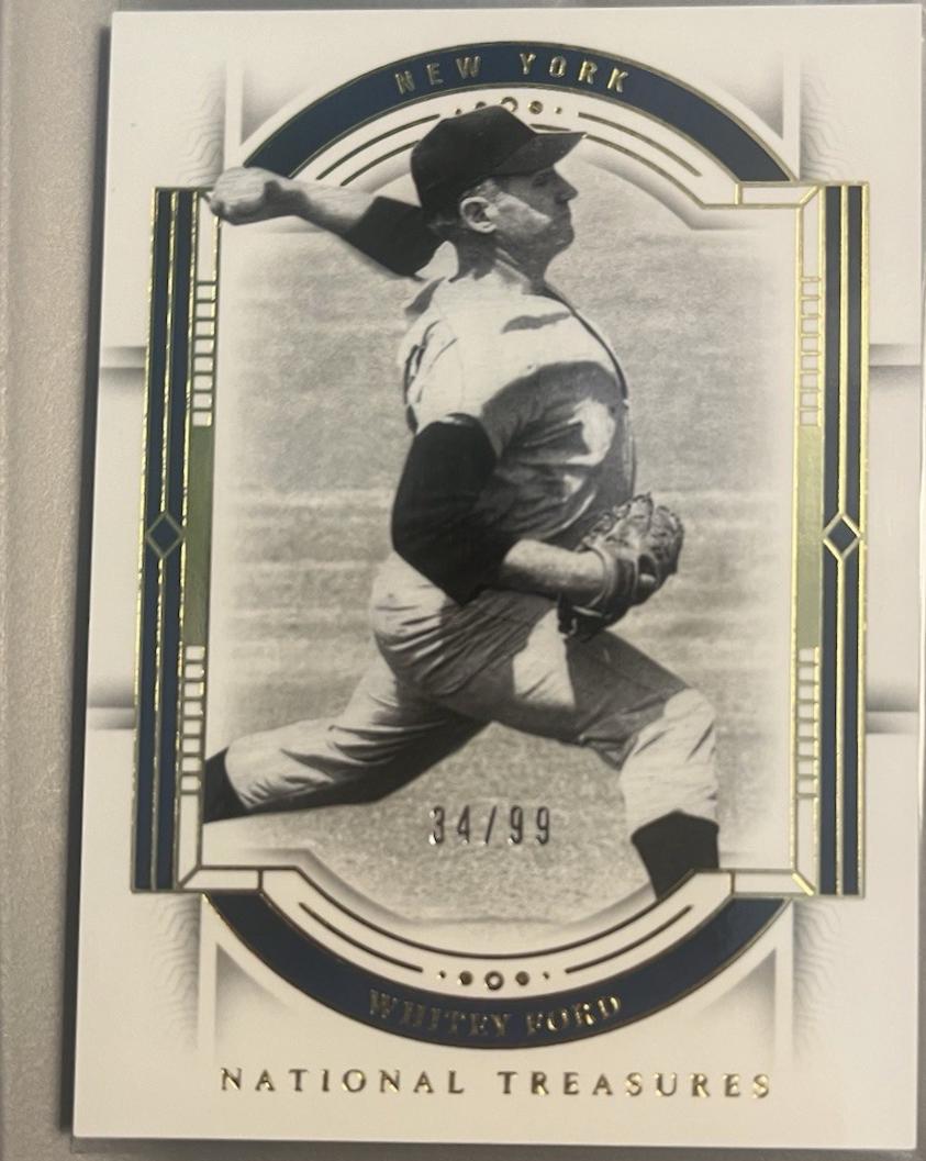 Whitey Ford #15 2024 Panini National Treasures Baseball