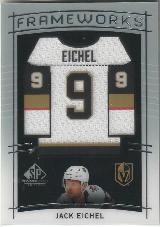 Jack Eichel #F-JE Hockey Cards 2024 SP Game Used Frameworks