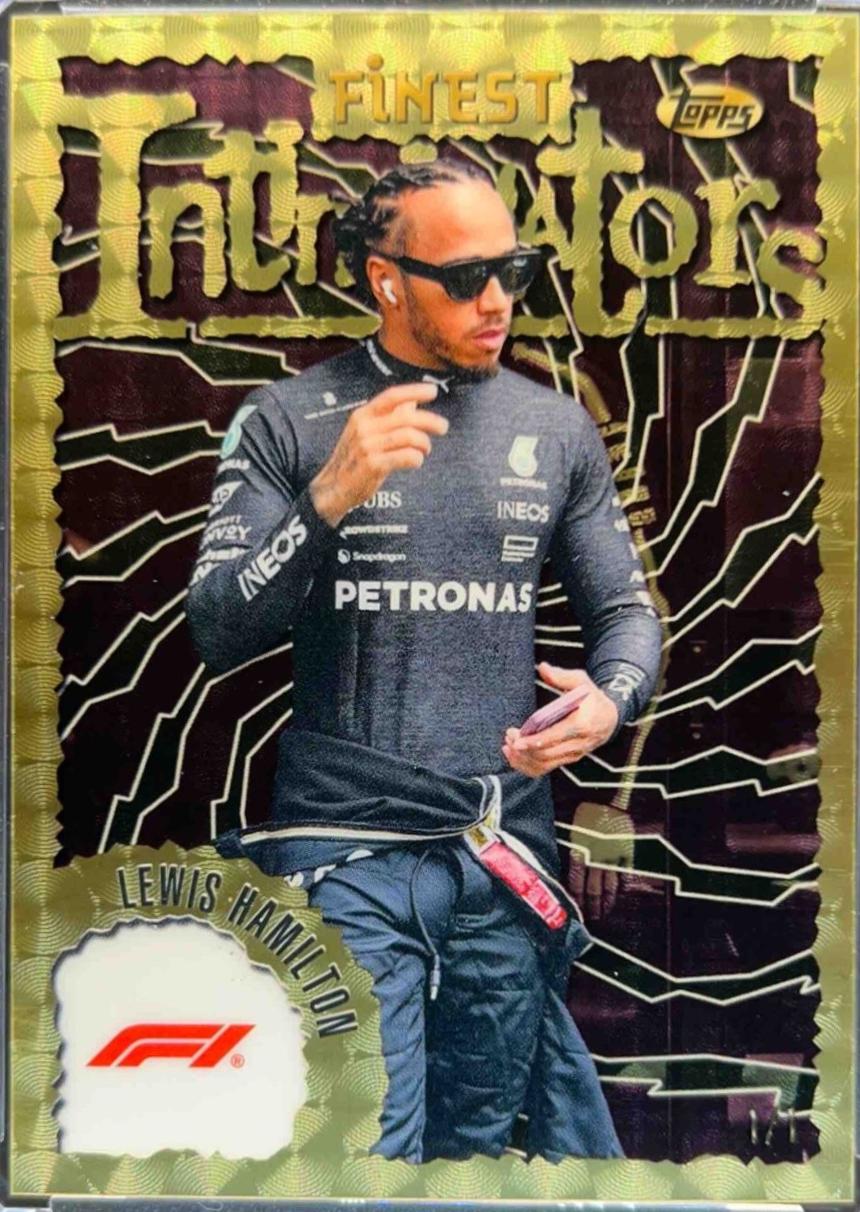 Lewis Hamilton #HAM Racing Cards 2024 Topps Finest Formula 1 Intimidators
