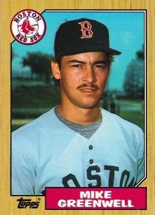 Mike Greenwell #259 Baseball Cards 1987 Topps