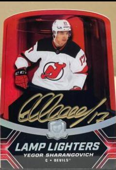 Yegor Sharangovich #LL-YS Hockey Cards 2020 Upper Deck The Cup Lamp Lighters Autographs