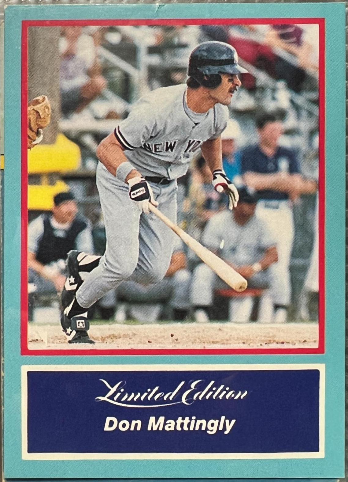 Don Mattingly #17 1988 Cmc Don Mattingly Baseball Card Kit