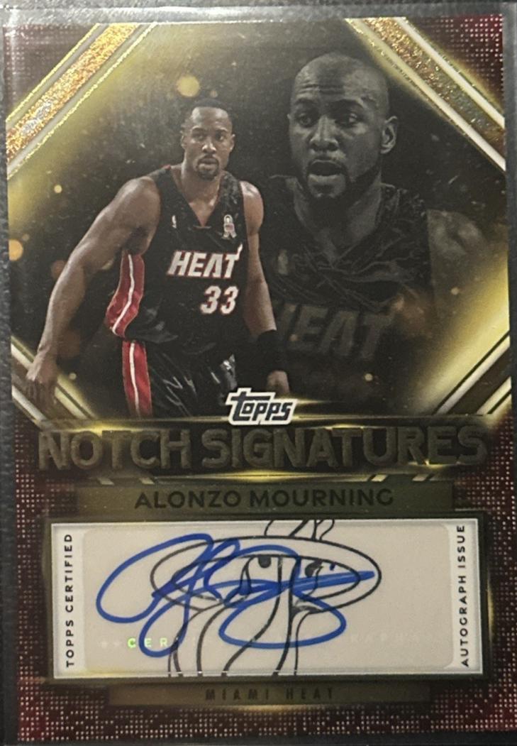 Alonzo Mourning #TNS-AM Prices | 2025 Topps Notch Signatures