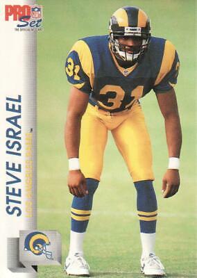 Steve Israel #550 Football Cards 1992 Pro Set