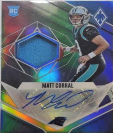Matt Corral #RJA-MC 2022 Panini Phoenix Football RPS Rookie Auto Jersey