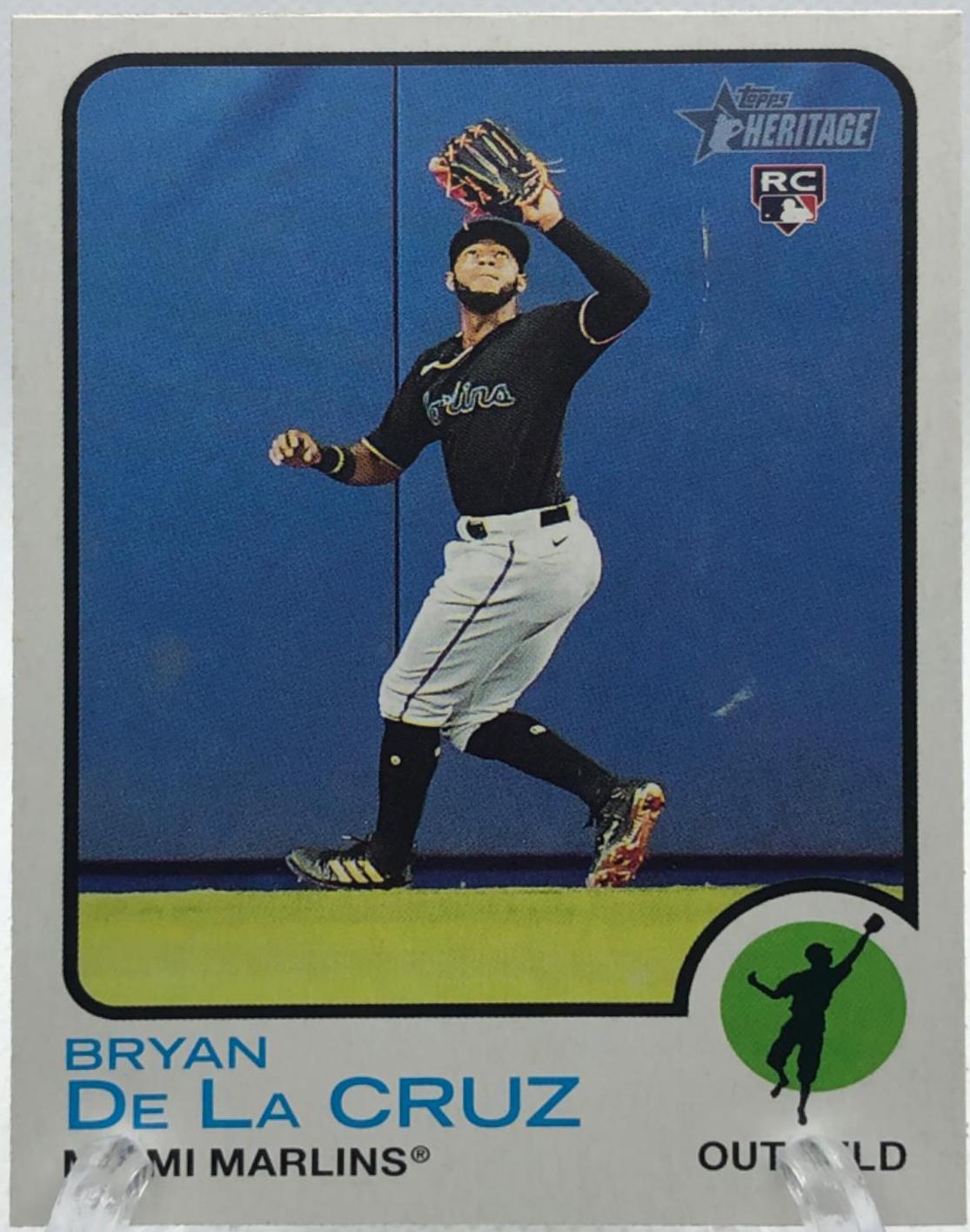 Bryan De La Cruz #334 Baseball Cards 2022 Topps Heritage