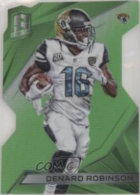 Denard Robinson [Neon Green Die Cut] #34