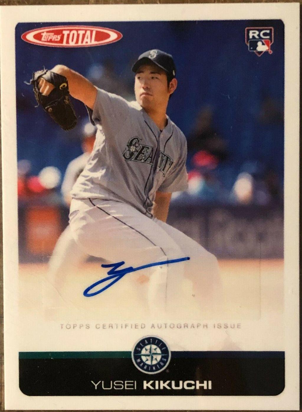 Yusei Kikuchi #828-A 2019 Topps Total Baseball
