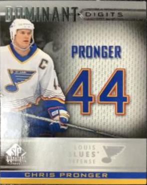 Chris Pronger #81 2020-21 SP Signature Edition Legends Hockey