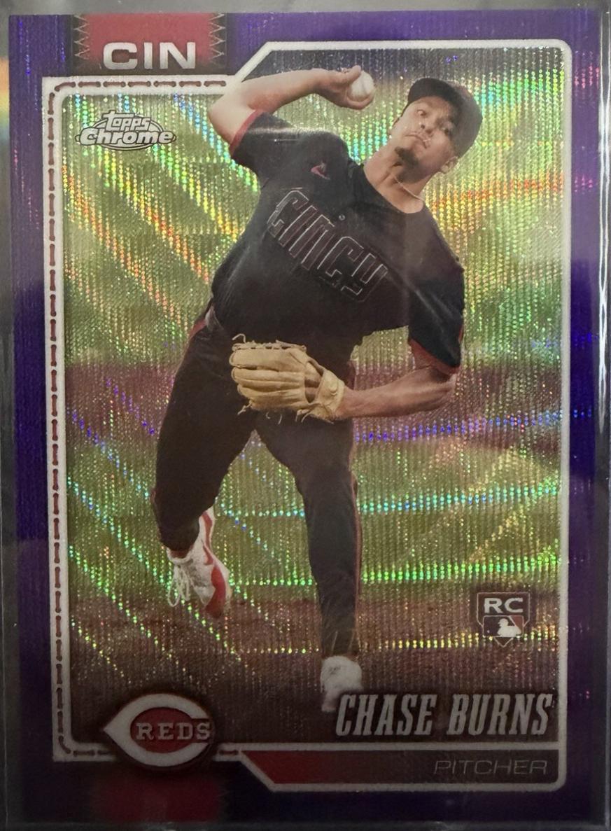 2026 Chase Burns [Purple Wave Refractor] #134