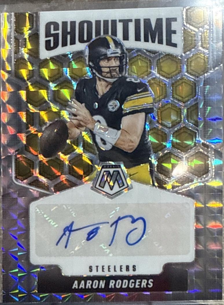 Aaron Rodgers #5 Prices | 2025 Panini Mosaic Showtime Signatures