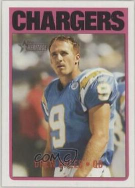 Drew Brees #31 Football Cards 2005 Topps Heritage