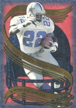 Emmitt Smith #4 Football Cards 1997 Pacific Philadelphia Milestone