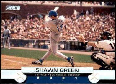 Shawn Green #37 Baseball Cards 2001 Stadium Club