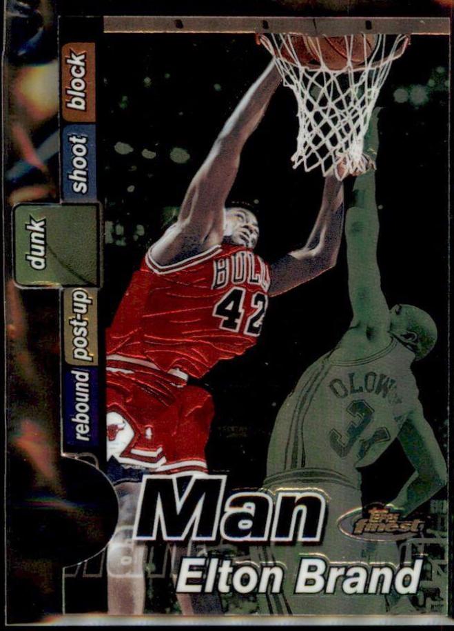 Elton Brand #MTM/1B Basketball Cards 2000 Finest Man 2 Man
