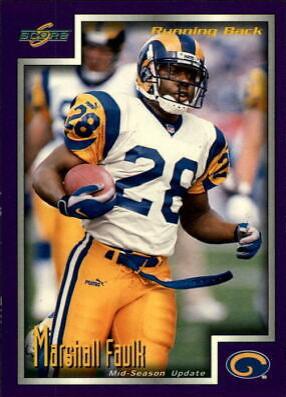 Marshall Faulk #S-87 Cover Art