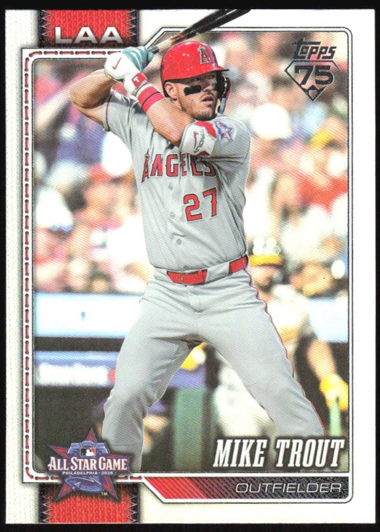 Mike Trout #ASG-42 2026 Topps Update All Star Game Baseball