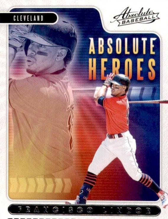 Francisco Lindor #AH13 Baseball Cards 2020 Panini Absolute Heroes
