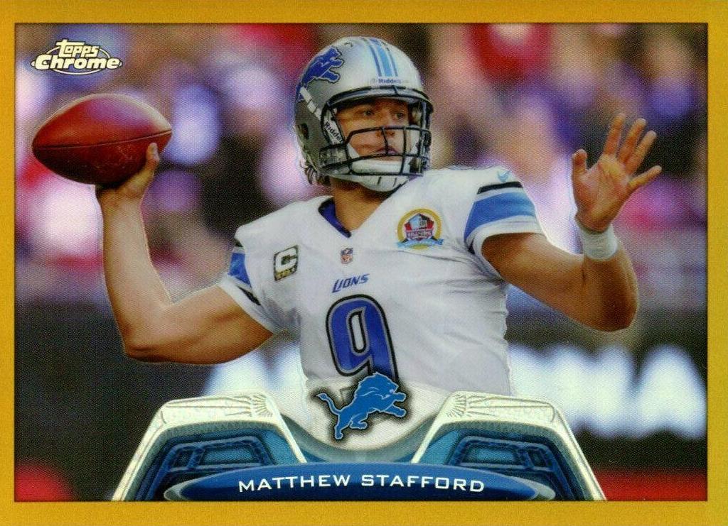 Matthew Stafford [Gold Refractor] #140