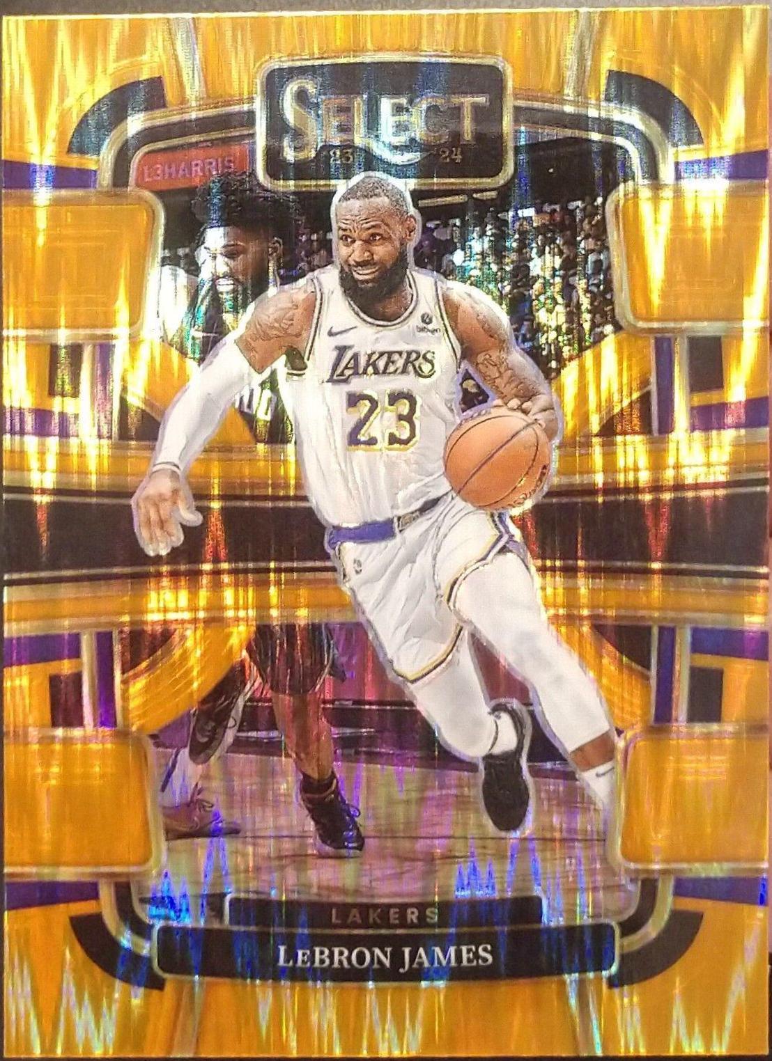 LeBron James [Flash Orange Prizm] #66 Prices | 2023 Panini Select