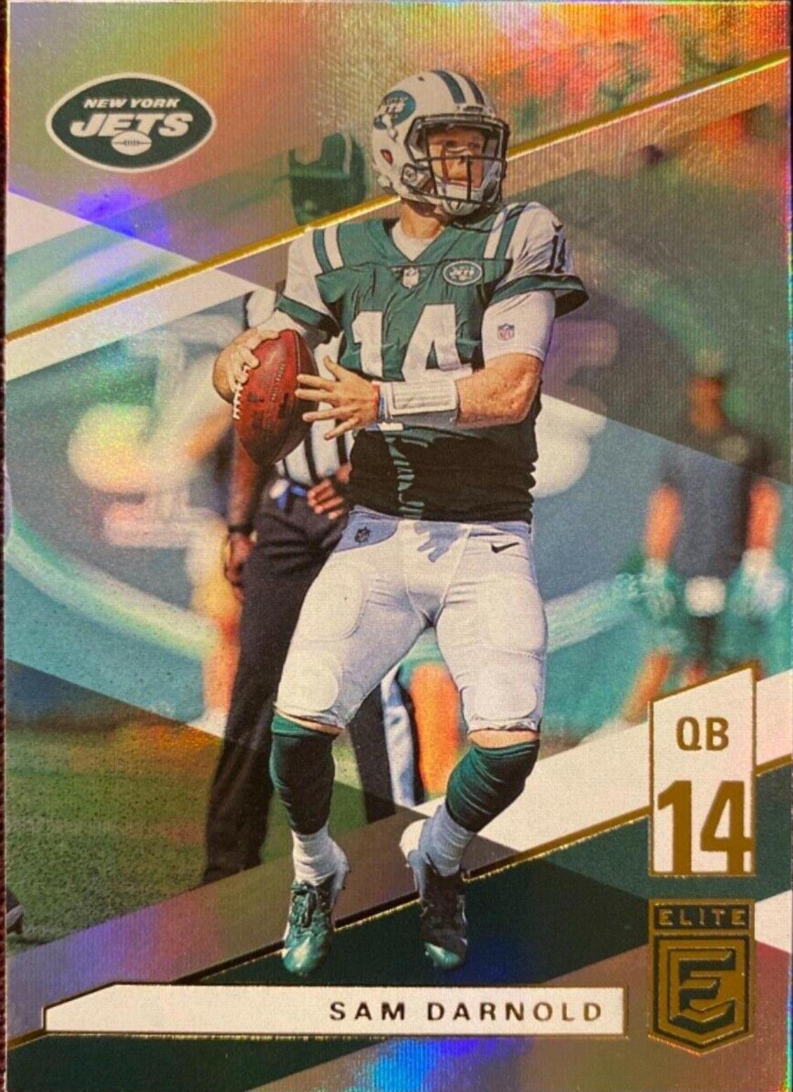 Sam Darnold #3 Football Cards 2019 Panini Donruss Elite