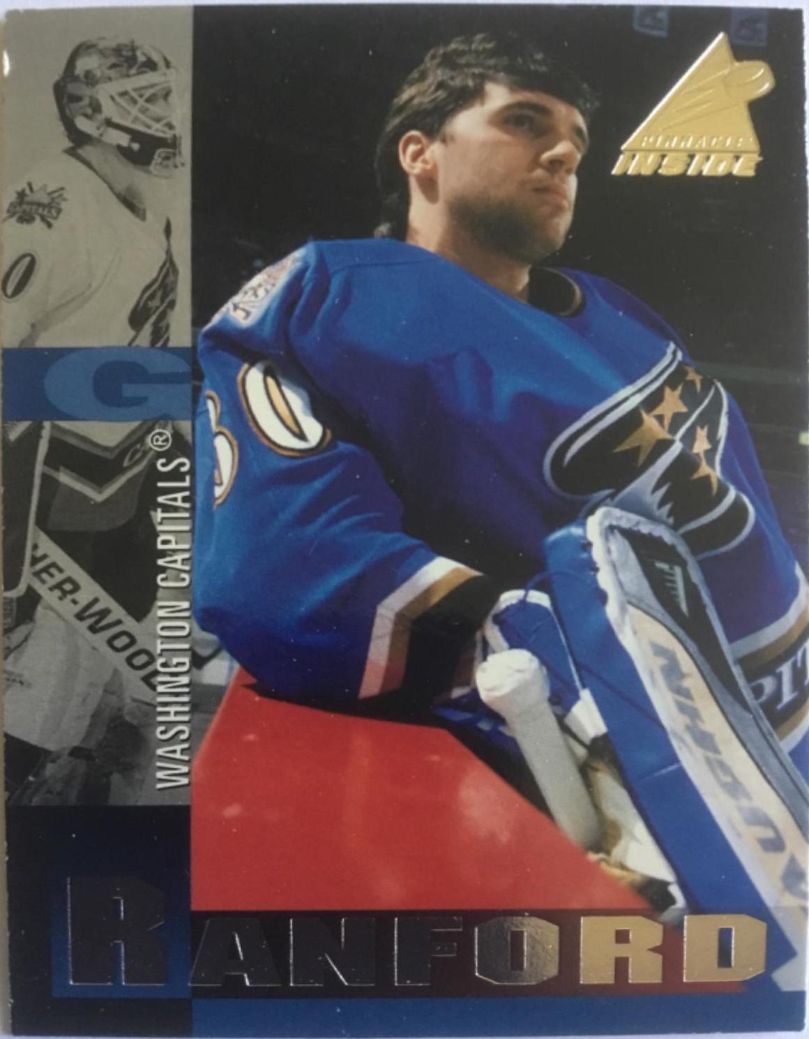 Bill Ranford #35 Hockey Cards 1997 Pinnacle Inside