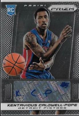 Kentavious Caldwell Pope #4 Basketball Cards 2013 Panini Prizm Autograph