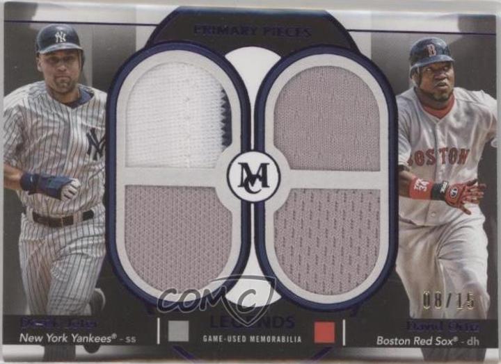 Derek Jeter / David Ortiz [Amethyst] #DPQL-DEO