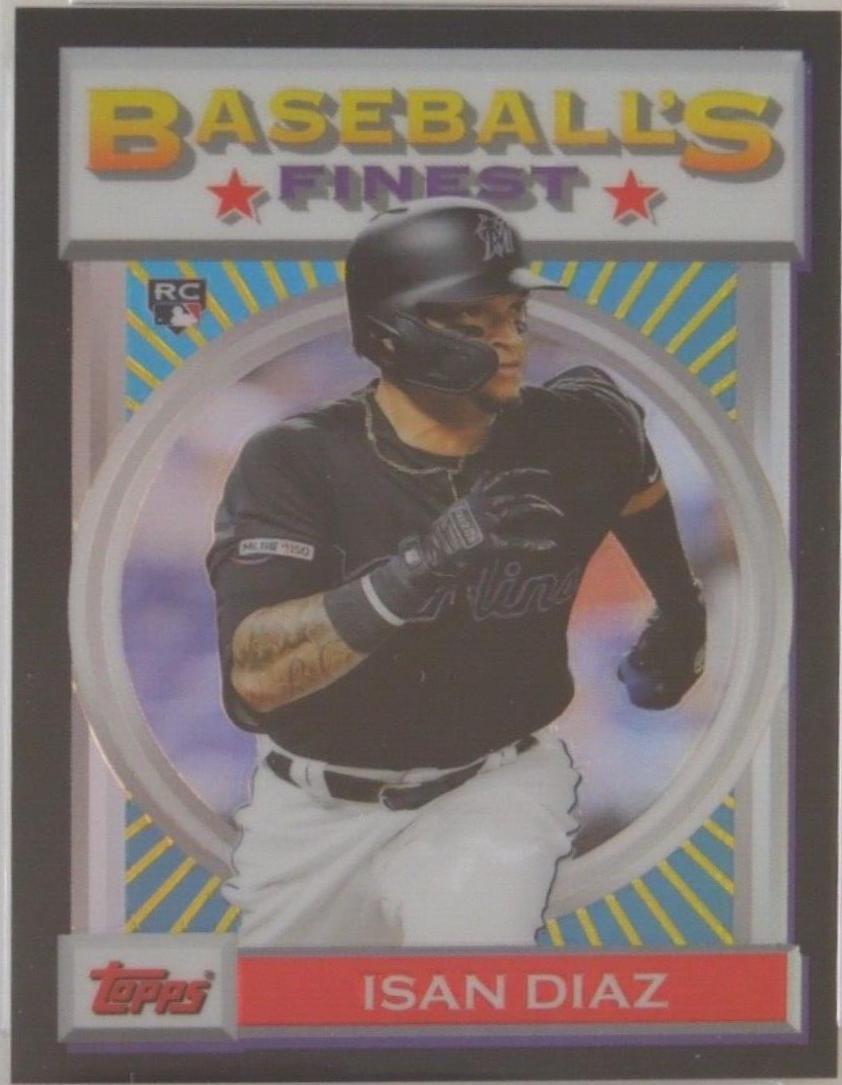 Isan Diaz #29 2020 Topps Finest Flashbacks Baseball